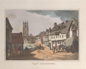 Stamford Lincolnshire, de Croquis de la nature, 1822