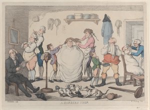 Un salon de coiffure, 1811