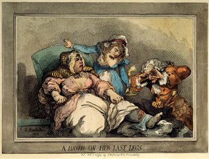 Une maquerelle sur ses dernières jambes, 1792