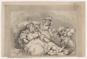 Une maquerelle sur ses dernières jambes, 1792