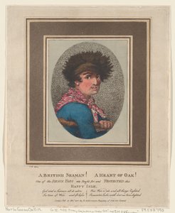 Un marin britannique ! Un cœur de chêne !, 15 novembre 1801 - Thomas Rowlandson