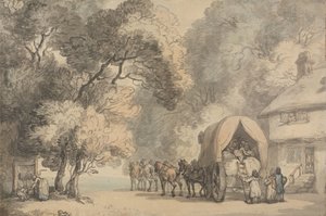 Un chariot de transporteur - Thomas Rowlandson