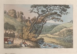 Vue de Cornouailles, des Vues de Cornouailles, 1810 - Thomas Rowlandson