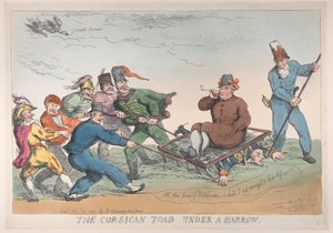 Un crapaud corse sous une herse - Thomas Rowlandson