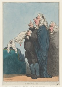 Un conseiller, 1er janvier 1801 - Thomas Rowlandson