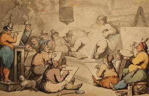 Une académie hollandaise - Thomas Rowlandson