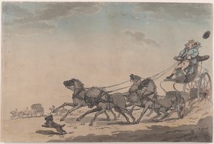 Un attelage à quatre, ou La Carrosse en fuite