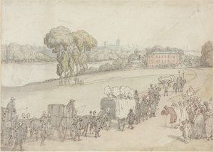 Un cortège funèbre