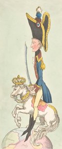 Un grand homme sur son cheval de bois, 1803 - Thomas Rowlandson