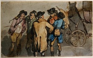 Un groupe de figures - Thomas Rowlandson