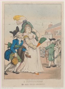 Un imbécile, ou mari dominé, 24 avril 1807 - Thomas Rowlandson