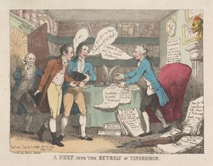 Un aperçu de la retraite à Tinnehinch - Thomas Rowlandson