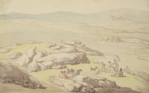 Un pique-nique sur Dartmoor - Thomas Rowlandson