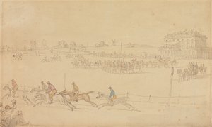 Une course au Knavesmire, à York - Thomas Rowlandson