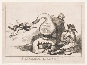 Un chimiste théâtral - Thomas Rowlandson