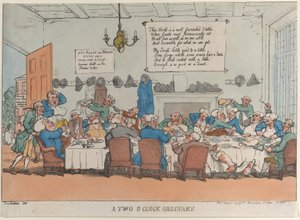 Un Ordinaire de Deux Heures, 4 juin 1811 - Thomas Rowlandson