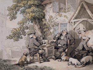 Politiciens de taverne, c.1785-90