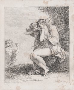 Ariane sur Naxos approchée par Bacchus, vers 1790 - Thomas Rowlandson