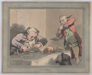 Au dîner - Thomas Rowlandson