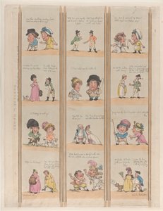 Bordures pour pièces, Extravaganzas Planche 6, 2 mai 1799 - Thomas Rowlandson