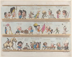 Bordures pour pièces et halls, Planche 10, 10 juillet 1799 - Thomas Rowlandson