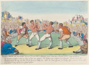 Match de boxe pour 200 guinées, entre Dutch Sam et Medley, 31 mai 1810