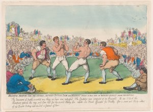 Match de boxe pour 200 guinées entre Dutch Sam et Medley, 31 mai 1810