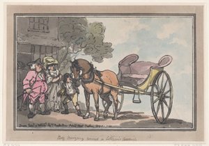 Garçon apportant une voiture de citoyen, 1er août 1787