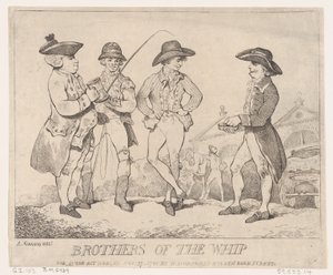 Frères du fouet, 27 novembre 1781 - Thomas Rowlandson