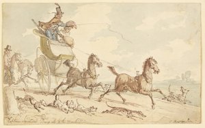 Capitaine Squander à la hauteur - Thomas Rowlandson