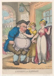 Attraper un éléphant, 1er mars 1812 - Thomas Rowlandson