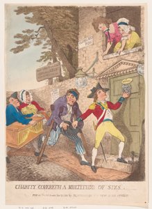 La charité couvre une multitude de péchés, 27 novembre 1781 - Thomas Rowlandson