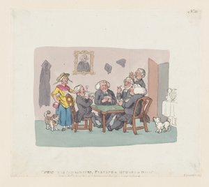 Académiciens de Noël jouant au whist