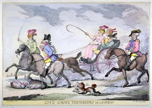 Les bourgeois se promenant un dimanche, 1809