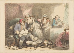 Le confort en cas de goutte - Thomas Rowlandson