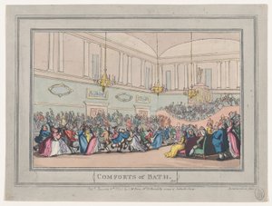 Les Conforts de Bath, Planche 10, 6 janvier 1798 - Thomas Rowlandson