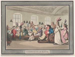 Les conforts de Bath, Planche 11 - Thomas Rowlandson