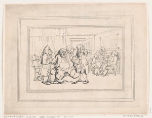 Les conforts de Bath, Planche 1, 6 janvier 1798 - Thomas Rowlandson