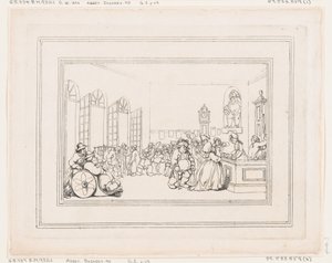 Les conforts de Bath, Planche 3, 6 janvier 1798 - Thomas Rowlandson