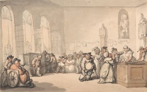 Les plaisirs du bain : la « Pump Room » - Thomas Rowlandson