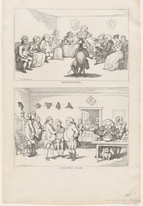 Conversazione, et Un club de campagne, 1806-11 - Thomas Rowlandson