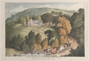 Cottage près du saut du diable dans le duché de Cornouailles, de Vues en Cornouailles, 12 avril 1812 - Thomas Rowlandson