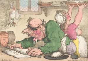 Dîners préparés de la manière la plus soignée, octobre 1811 - Thomas Rowlandson