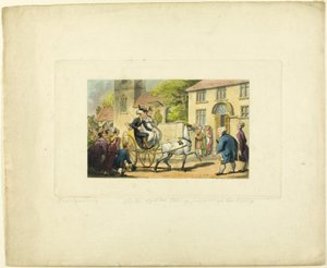 Le Docteur Syntax prenant possession de son poste, de Le Tour du Docteur Syntax - Thomas Rowlandson