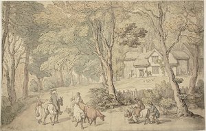 Le Docteur Syntax sur la route - Thomas Rowlandson