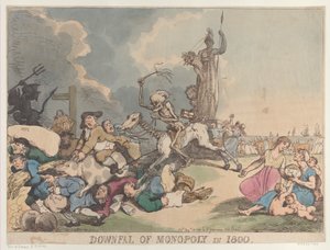 Chute du monopole en 1800, 14 août 1800 - Thomas Rowlandson