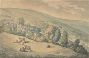 Downlands, Sussex - Thomas Rowlandson