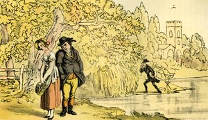 Dr Syntax faisant une découverte
