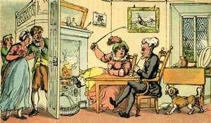 Le Dr Syntax de retour de son tour - Thomas Rowlandson