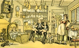 Dr Syntax devenu infirmier - Thomas Rowlandson